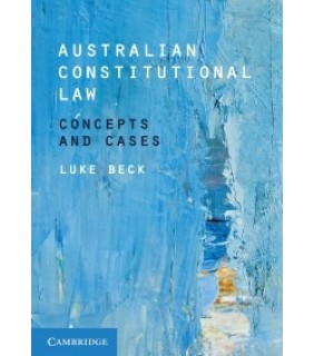 Cambridge University Press ebook Australian Constitutional Law: Concepts and Cases