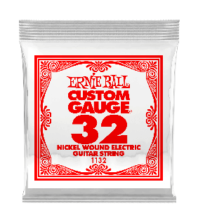 Ernie Ball Guitar Strings Nickel Wound Electric .032 Gauge