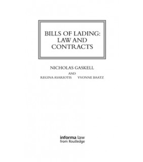 Routledge ebook Bills of Lading