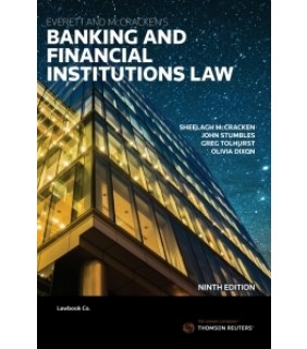 Lawbook Co., AUSTRALIA ebook Everett and McCracken's Banking and Financial Institut