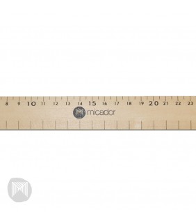 Ruler 30cm Wooden Plain Centimetres Only