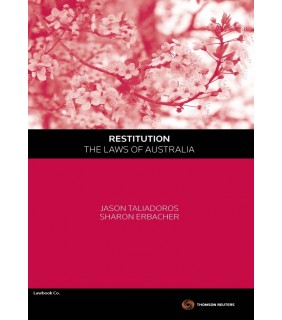 Thomson Reuters eBook Restitution - The Laws of Australia