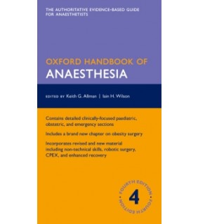 Oxford University Press UK ebook RENTAL 1YR Oxford Handbook of Anaesthesia