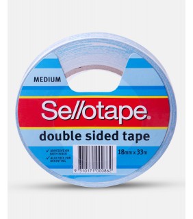 Sellotape Double Sided Tape 18mm x 33m