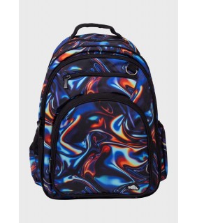 Spencil Big Kids Backpack - Metallic Waves