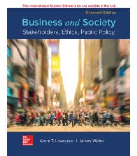 Mhe Us ISE eBook Online Access for Business and Society: Stakeholde