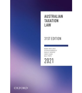 Oxford University Press ANZ ebook Australian Taxation Law 2021
