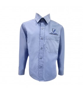 Shirt L/S Blue Unisex 