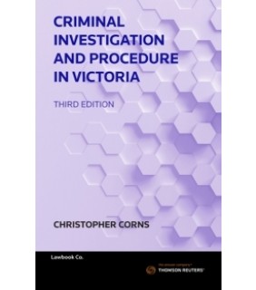 Lawbook Co., AUSTRALIA ebook Criminal Investigation & Procedure in Victoria