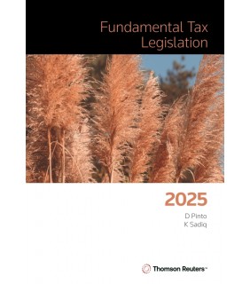 Lawbook Co., AUSTRALIA Fundamental Tax Legislation 2025