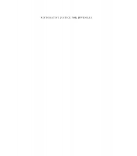 Bloomsbury ebook Restorative Justice for Juveniles