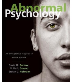 Cengage Learning Abnormal Psychology : An Integrative Approach