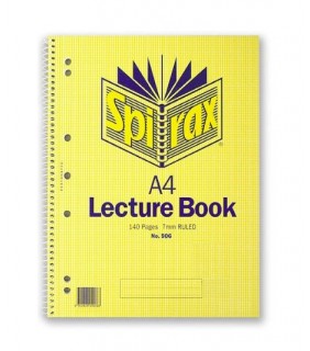 Spirax 906 LECTURE BOOK A4 S/O 140 PAGES