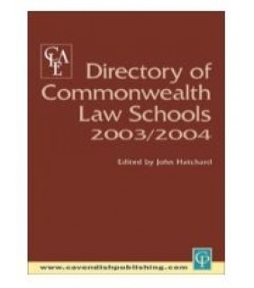 Routledge-Cavendish ebook Directory of Commonwealth Law Schools 2003-2004