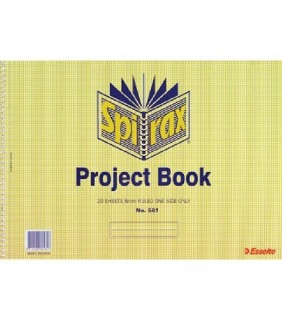Spirax Project Book #581 252x360mm 20 Page