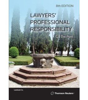 Lawbook Co., AUSTRALIA ebook Lawyers' Professional Responsibility 8E