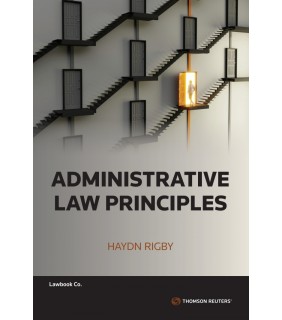 Thomson Reuters eBook Administrative Law Principles