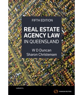 Thomson Reuters eBook Real Estate Agency Law in Queensland