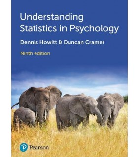 Pearson Education Understanding Statistics in Psychology, 9th edition