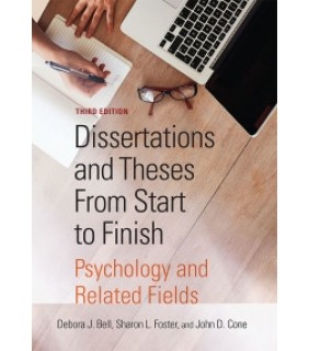 American Psychological Association ebook Dissertations and Theses From Start to Finish