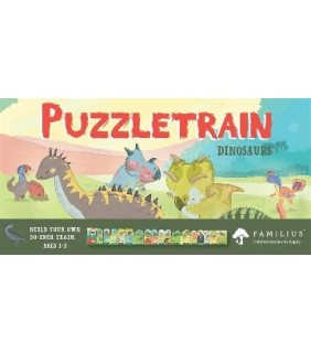 Abrams PuzzleTrain: Dinosaurs 26-Piece Puzzle
