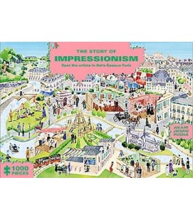 Laurence King Publishing The Story of Impressionism: 1000-Piece Art History Jigsaw Pu