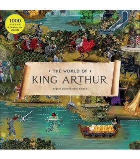 Laurence King Publishing The World of King Arthur: A 1000-piece jigsaw puzzle by Adam