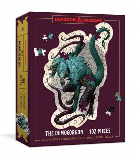 Random House Dungeons & Dragons Mini Shaped Jigsaw Puzzle: The Demogorgon