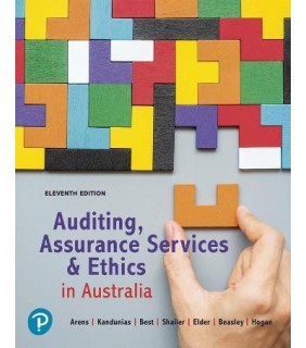 Pearson Education Auditing, Assurance Services and Ethics in Australia 11E