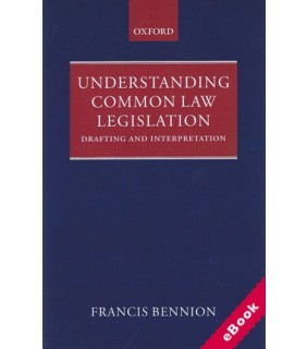 RENTAL 1YR Understanding Common Law Legislation: Draft - EBOOK