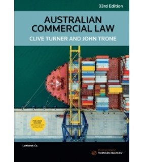 Lawbook Co., AUSTRALIA ebook Australian Commercial Law