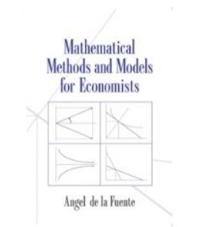 Cambridge University Press ebook Mathematical Methods and Models for Economists