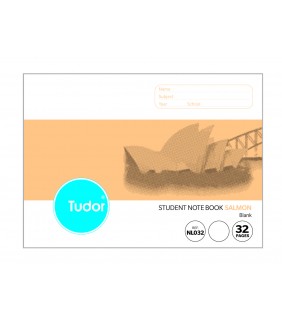 Tudor Student Notebook NSW 175x240mm Blank 32p