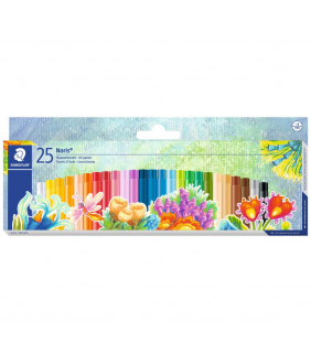 Staedtler Noris oil pastels - 25 assorted colours