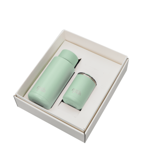 frank green Large Essentials Gift Set - Hinge Mint Gelato 12oz & 34oz SS