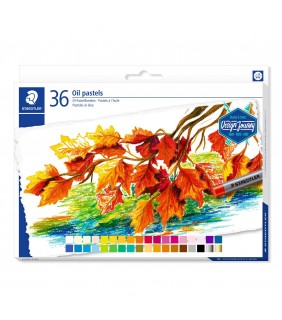 Staedtler oil pastels box of 36 assorted colours