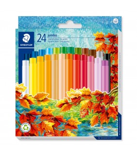 Staedtler Noris jumbo oil pastels - 24 assorted colours