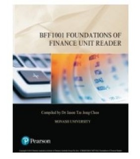 BFF1001 Foundations of Finance Unit Reader (Custom Edi - EBOOK