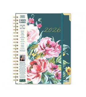 Orange Circle 2026 BELLA FLORA 2026 BELLA FLORA WTV DIARY 216X279MM