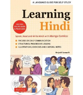 Tuttle Publishing Learning Hindi: Speak, Read and Write Hindi with Manga Comic