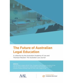 Thomson Reuters eBook The Future of Australian Legal Education