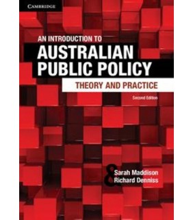 Cambridge University Press ebook An Introduction to Australian Public Po