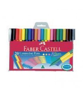 Faber-Castell Connector Pens Wallet of 20