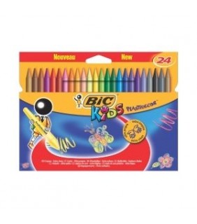 Crayons Plastidecor Conte Pk 24 BIC