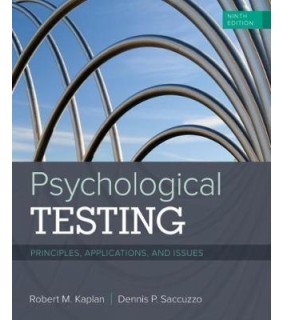 Cengage Learning Psychological Testing : Principles, Applications, and Issues