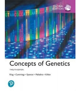 Pearson Education Concepts of Genetics 12E, Global Edition