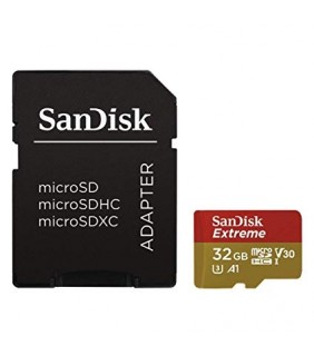 SanDisk Extreme microSDHC, SQXAF 32GB, V30, U3, C10, A1, UHS