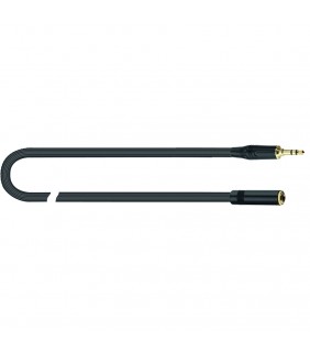 Quik Lok JUST J35J35F 2 Adaptor cable - Black - 2.0m (Stereo 3.5mm ja