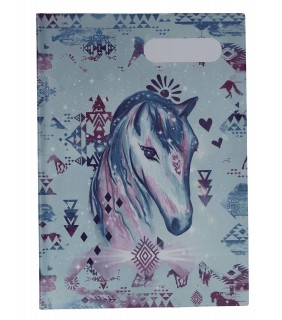 Spencil A4 Book Cover - Aztec Horse 1
