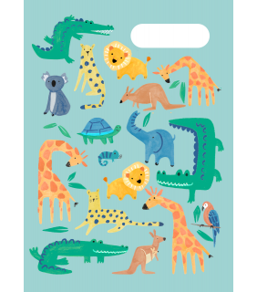 Spencil A4 Book Cover - Safari Puzzle 2